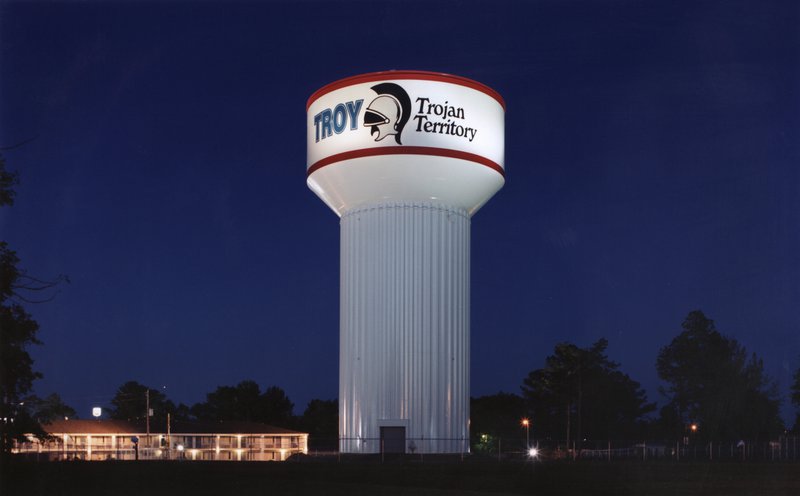 Troy Water Tank in Troy, Alabama